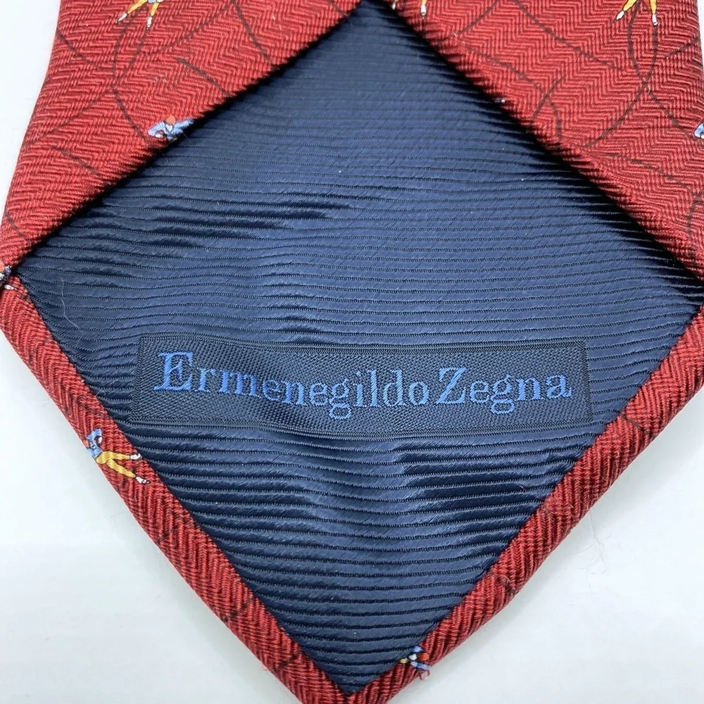 Ermenegildo Zegna 100% Silk Disegno Esclusivo Neck Tie - Picture 4 of 6